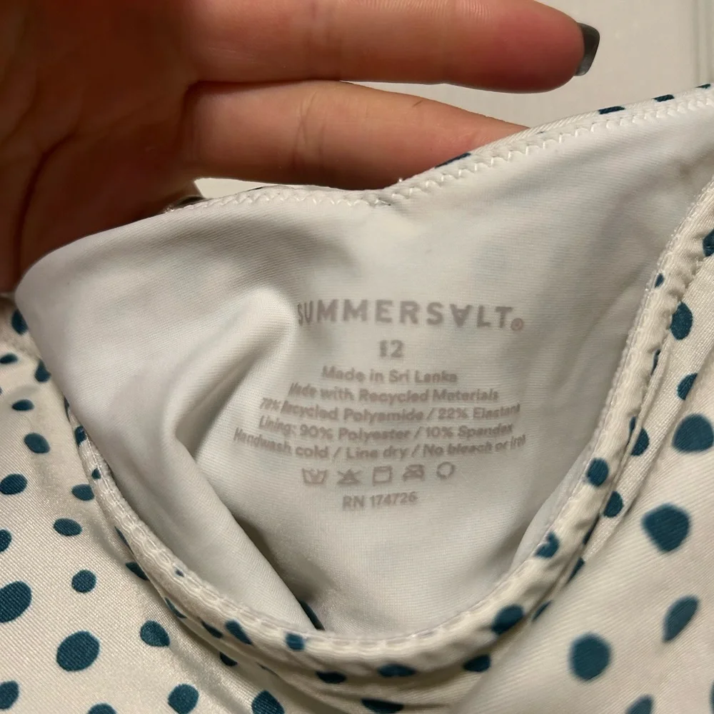 Summersalt The Ruffle Oasis One Piece Sz 12 - Picture 8 of 9